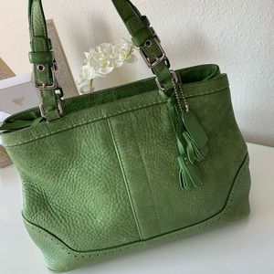 Green Coach Handbag